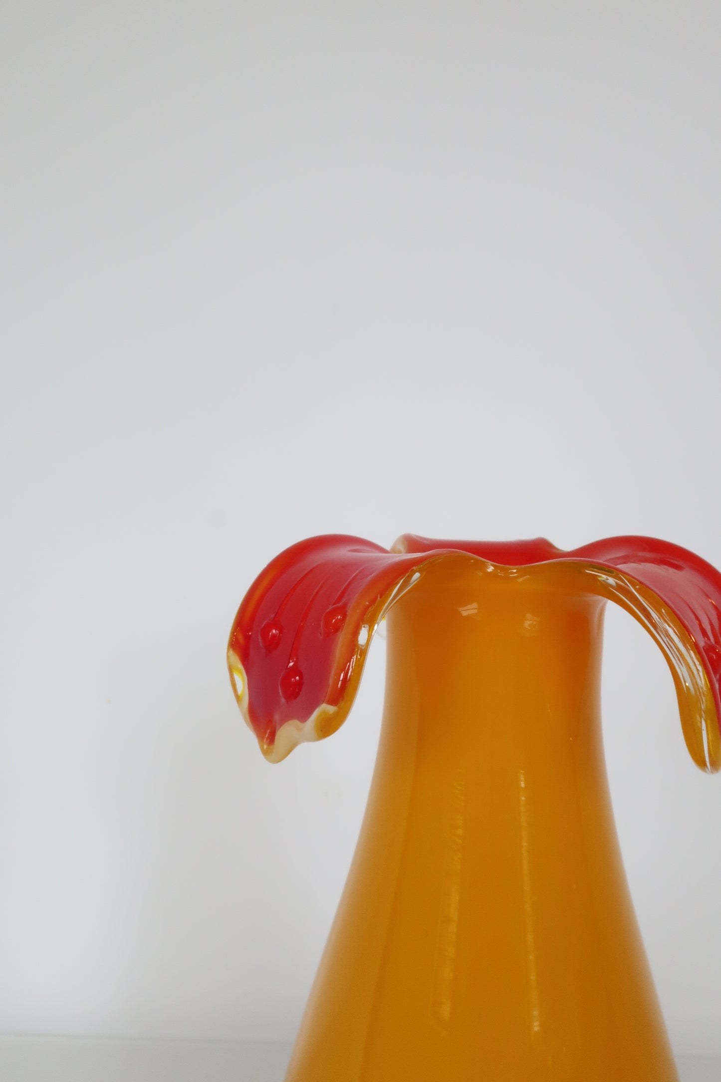 Orange & Red Vase