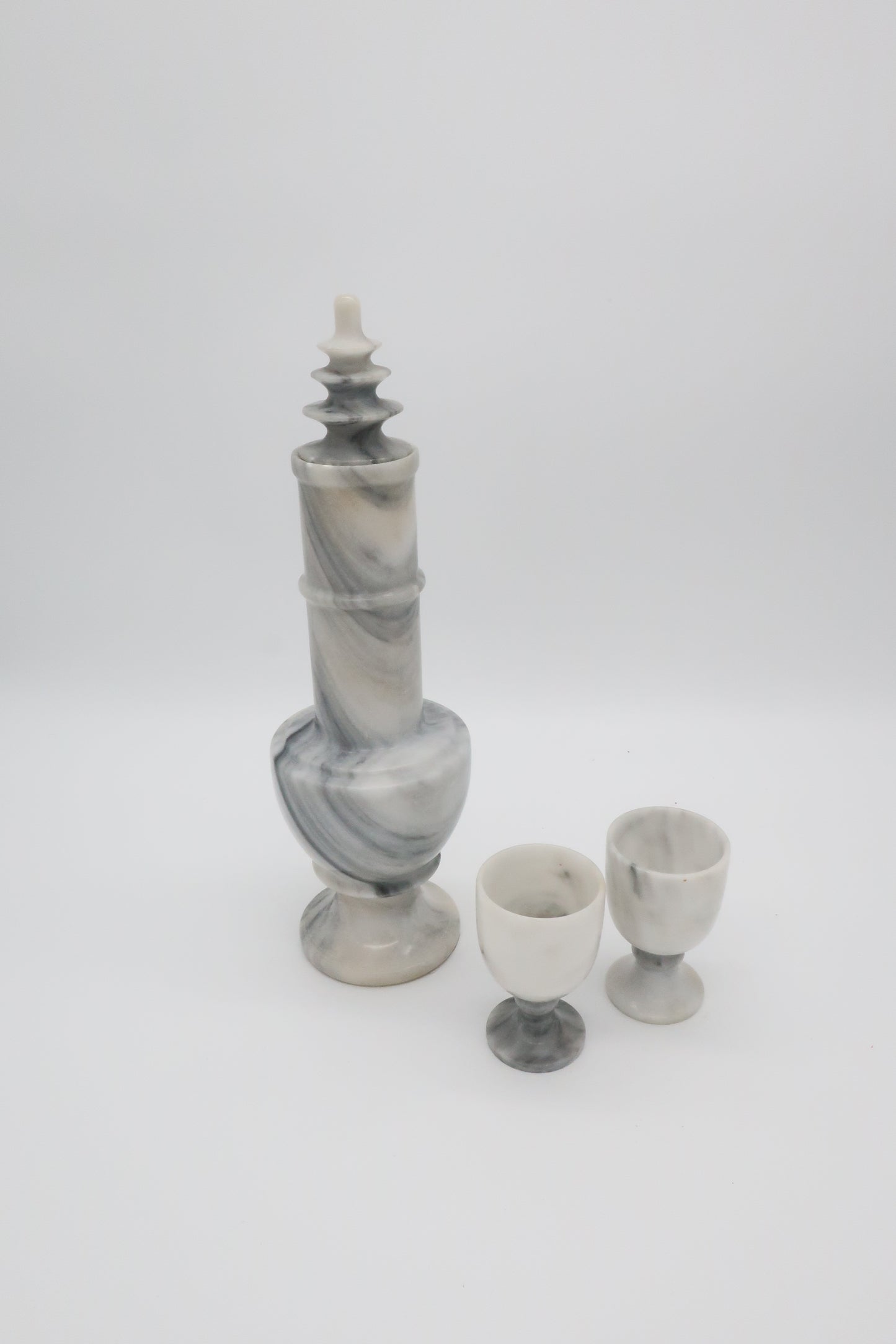 Marble Decanter Set