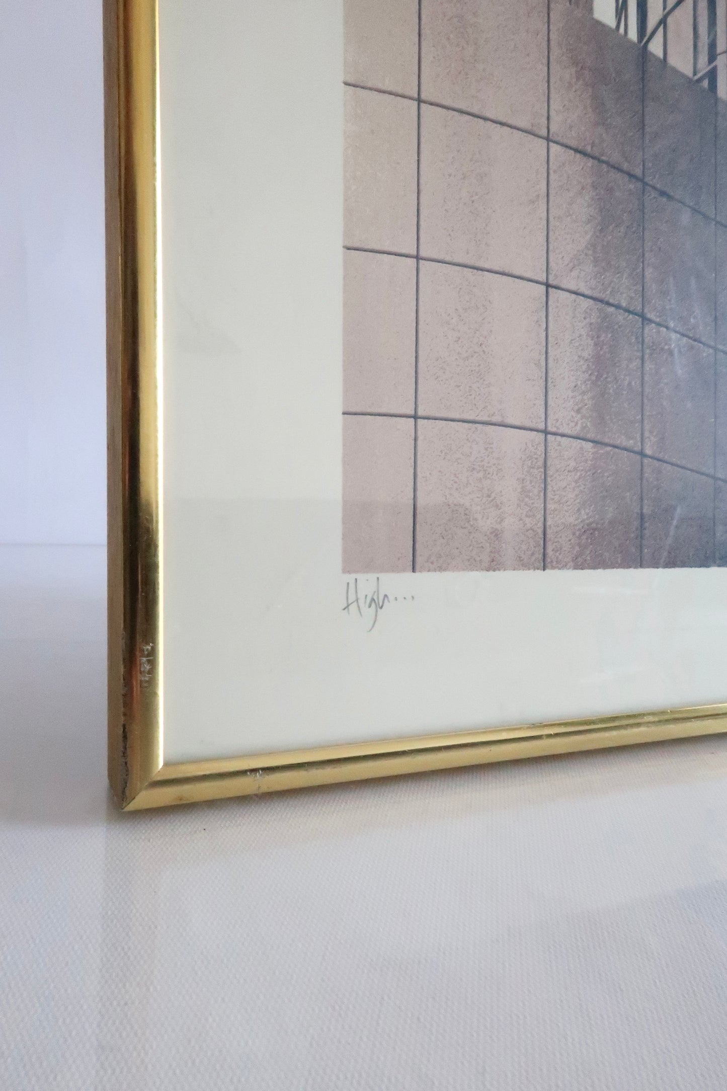 “High” Framed Art Piece