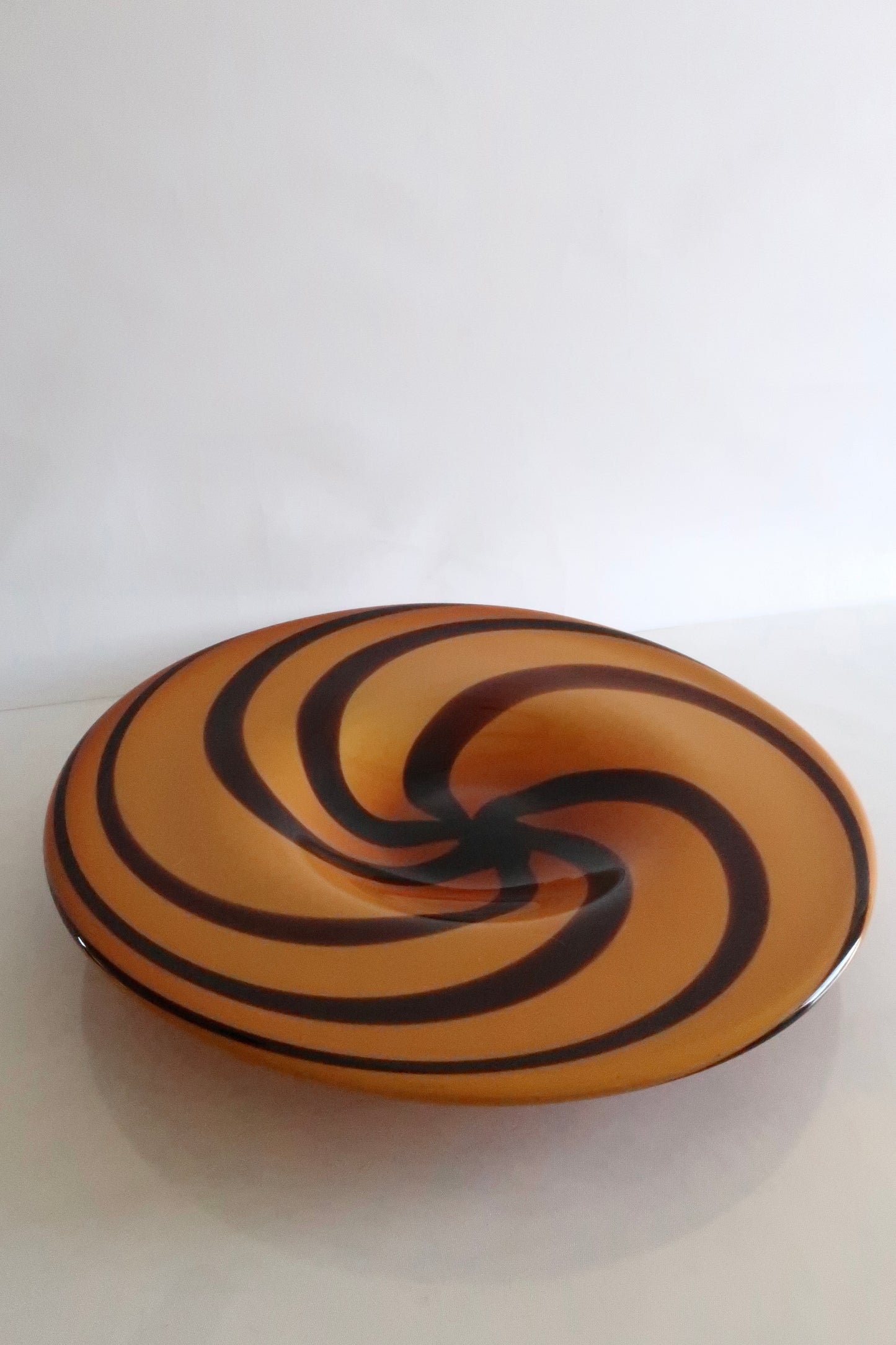 Vintage Amber Swirl Large Catch-all