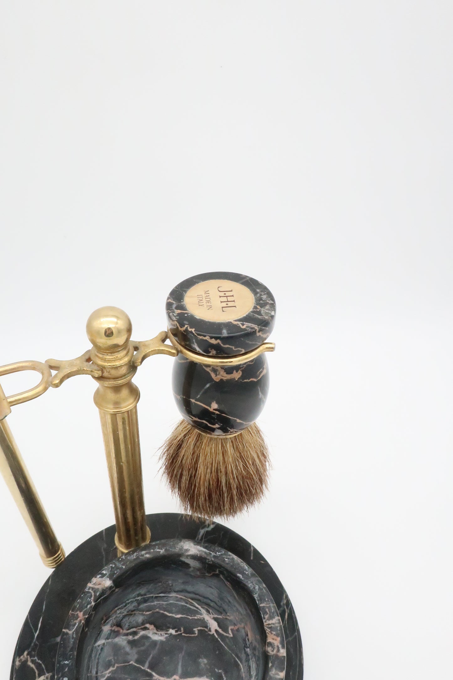 Marble & Brass Shaving Kit