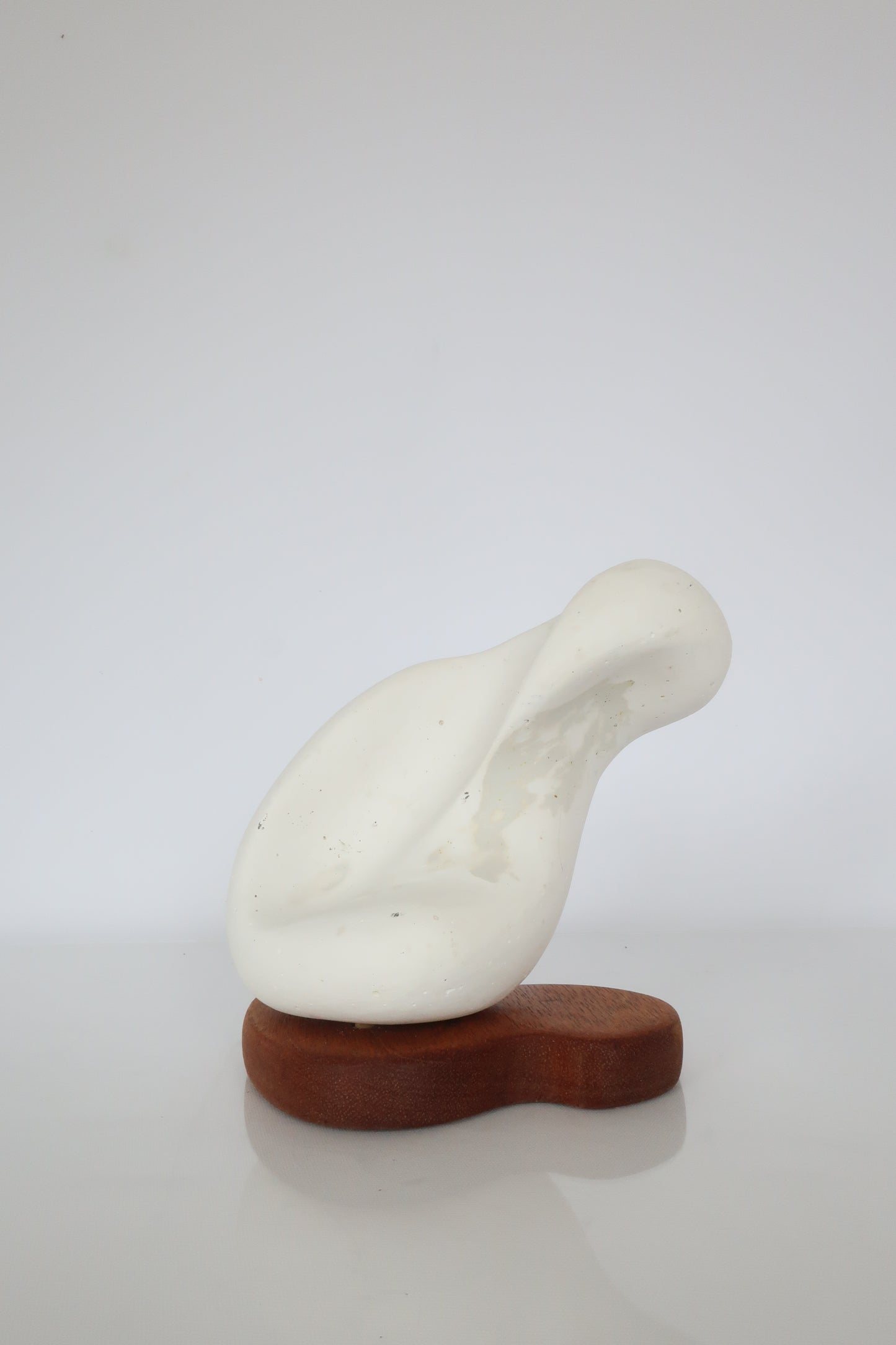 Biomorphic Stone & Wood Sculpture