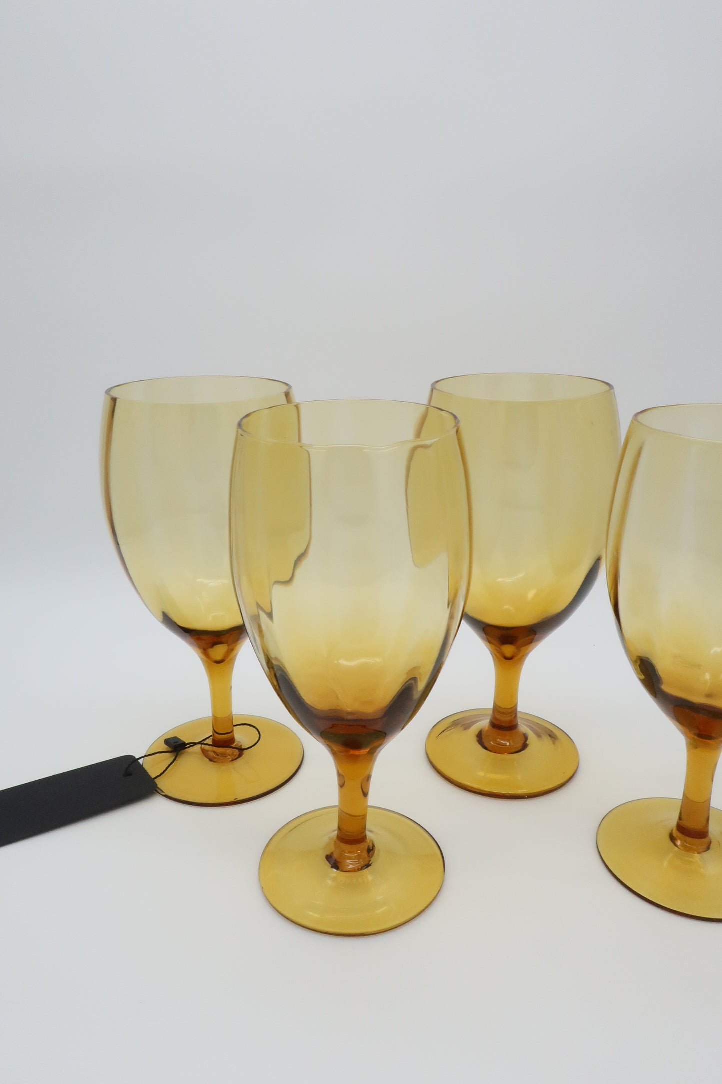 Amber Wine Glasses
