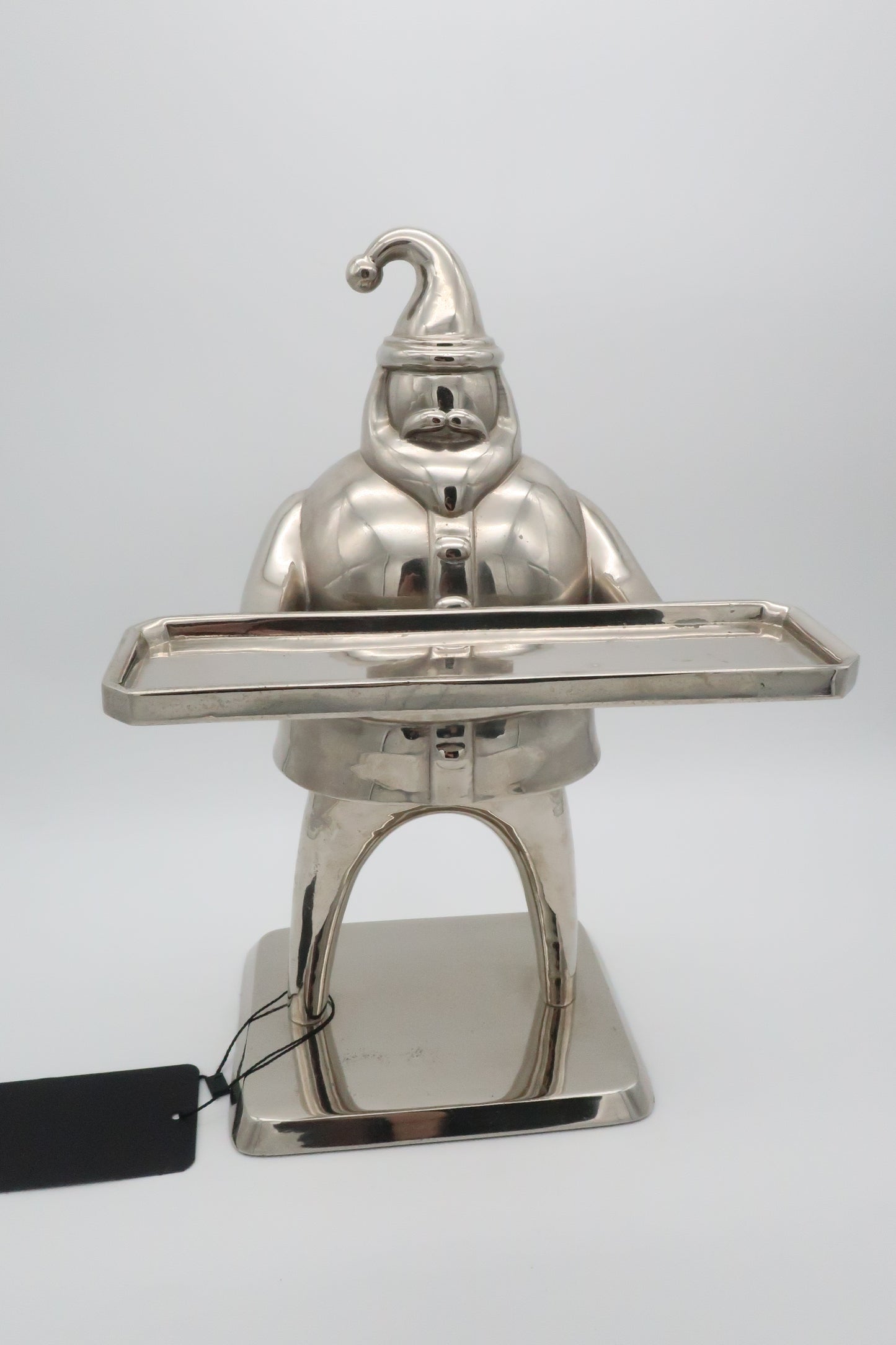 Silver Serving Santa