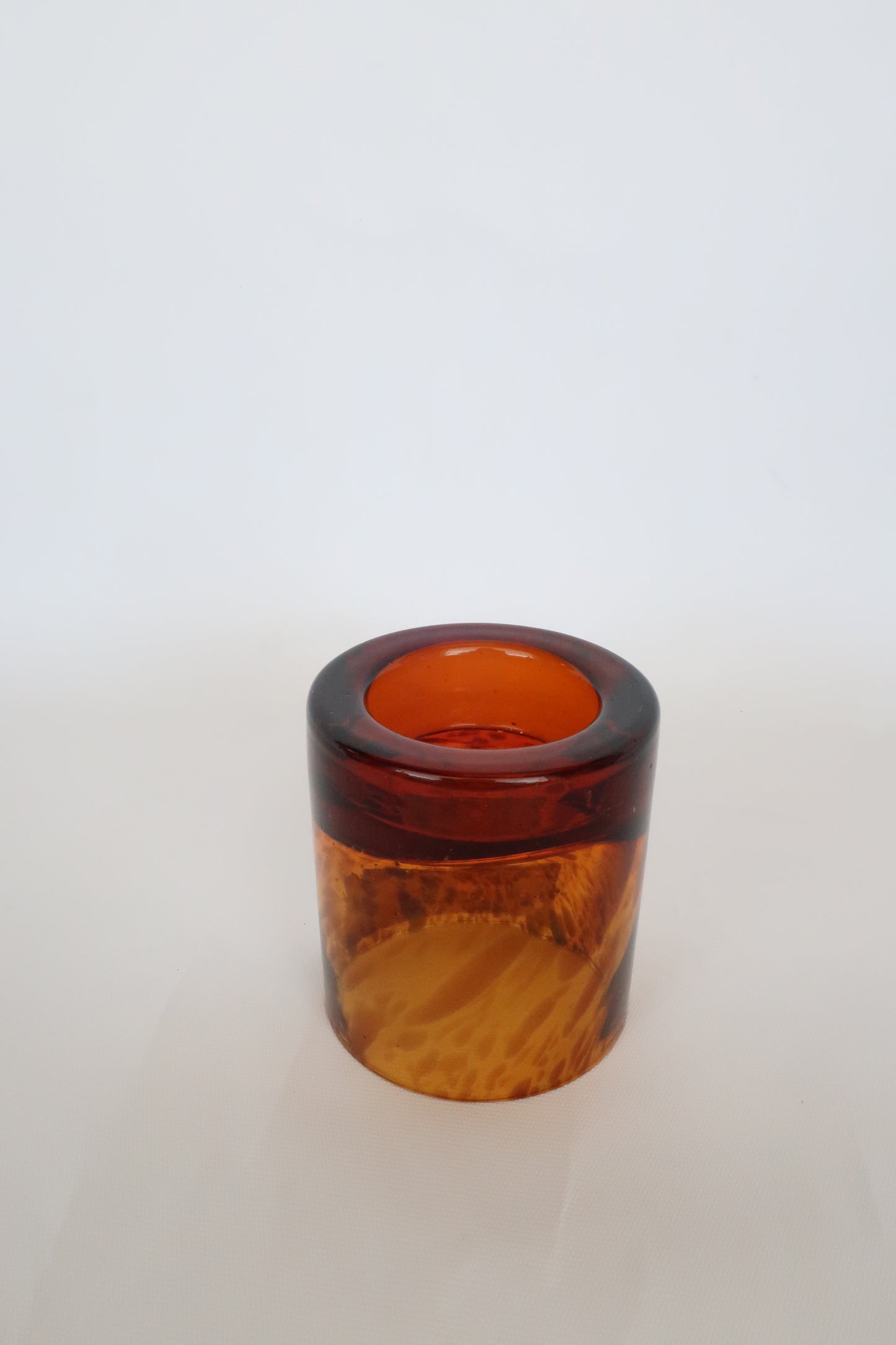 Amber Tortoise Candle Holder