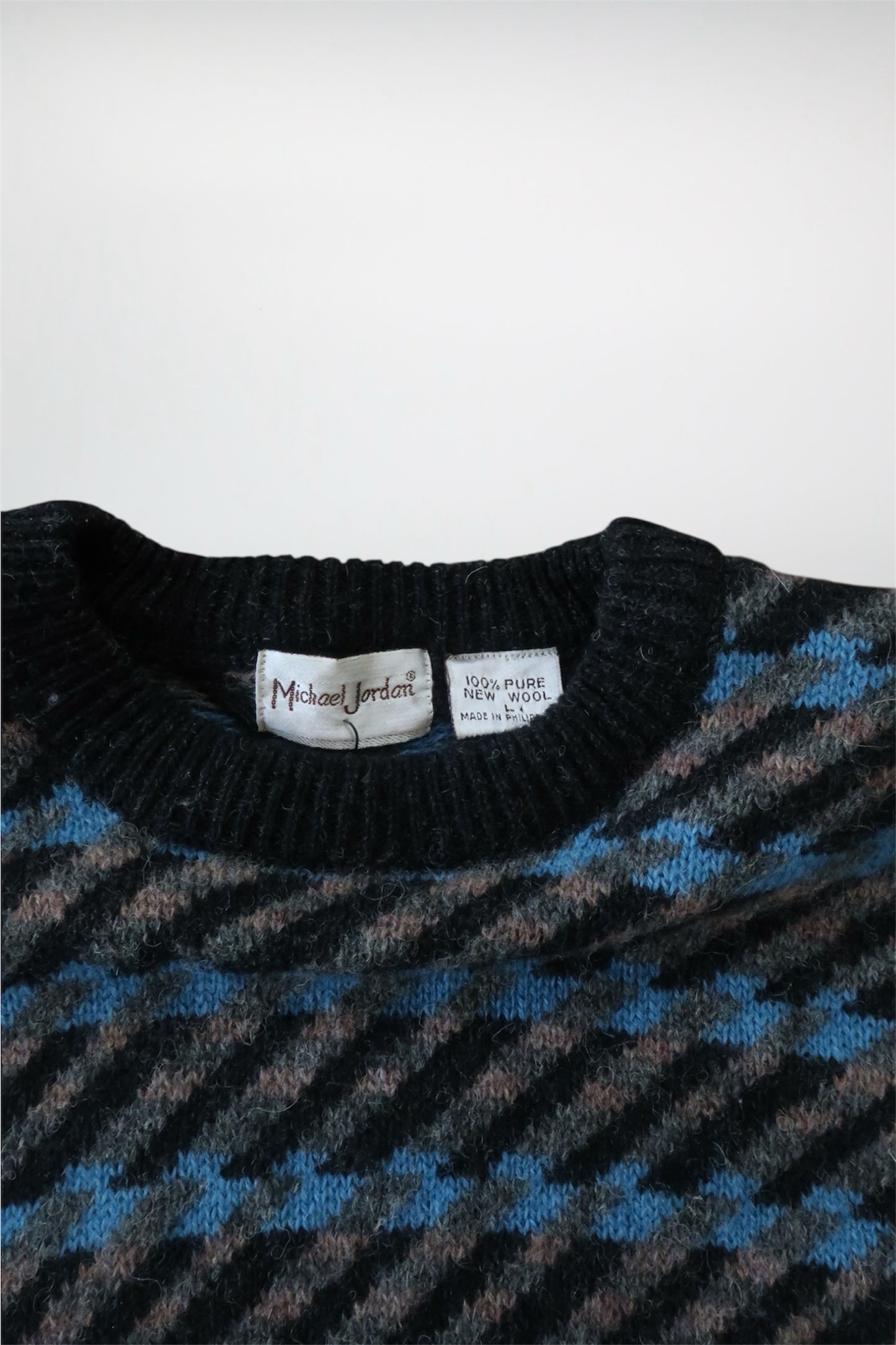100% wool sweater
