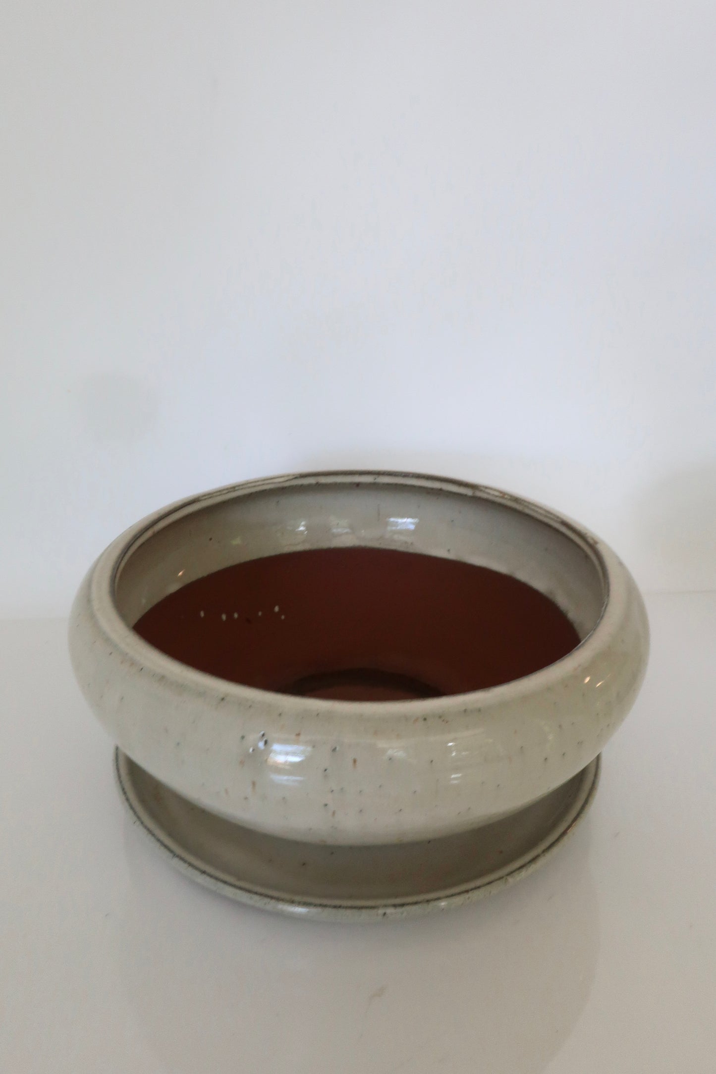 Round Ceramic Planter