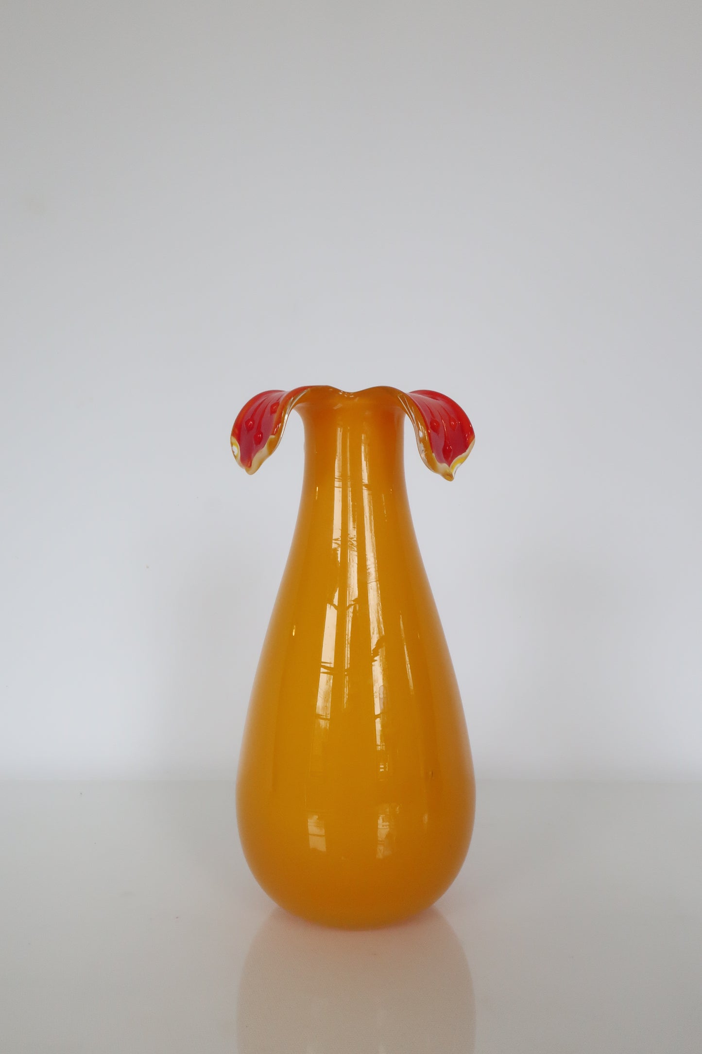 Orange & Red Vase