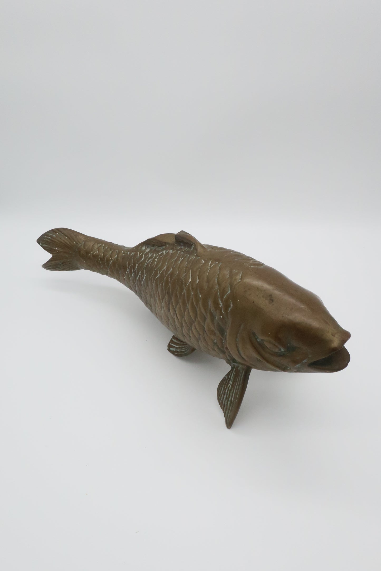 Large Brass Koi Fish