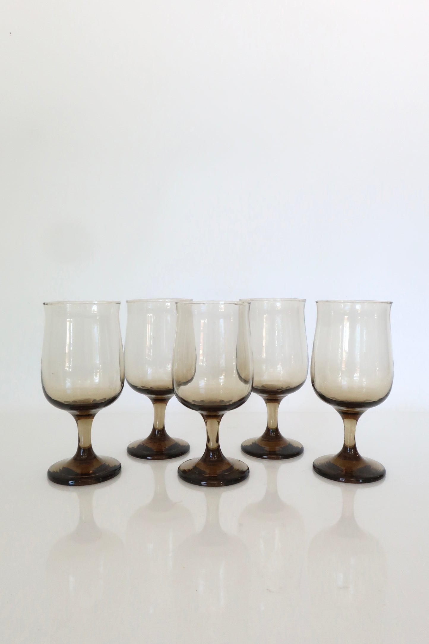 Libbey Tawny Wine Glasses