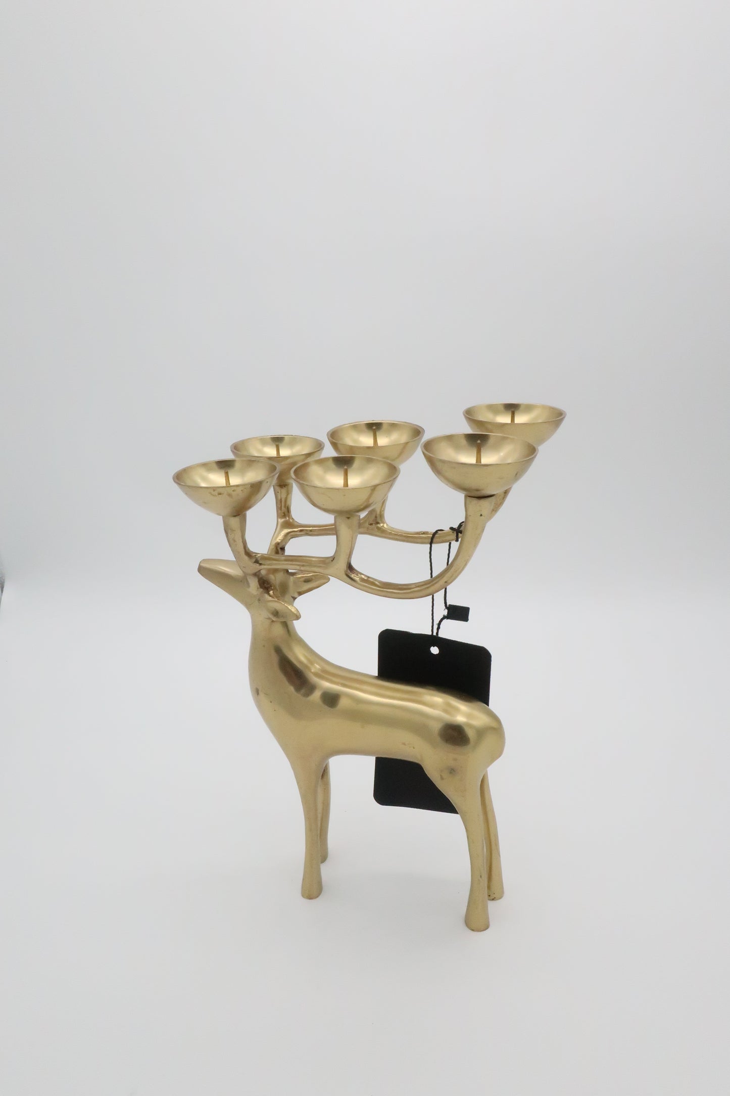Brass 6-Tier Candle Holder