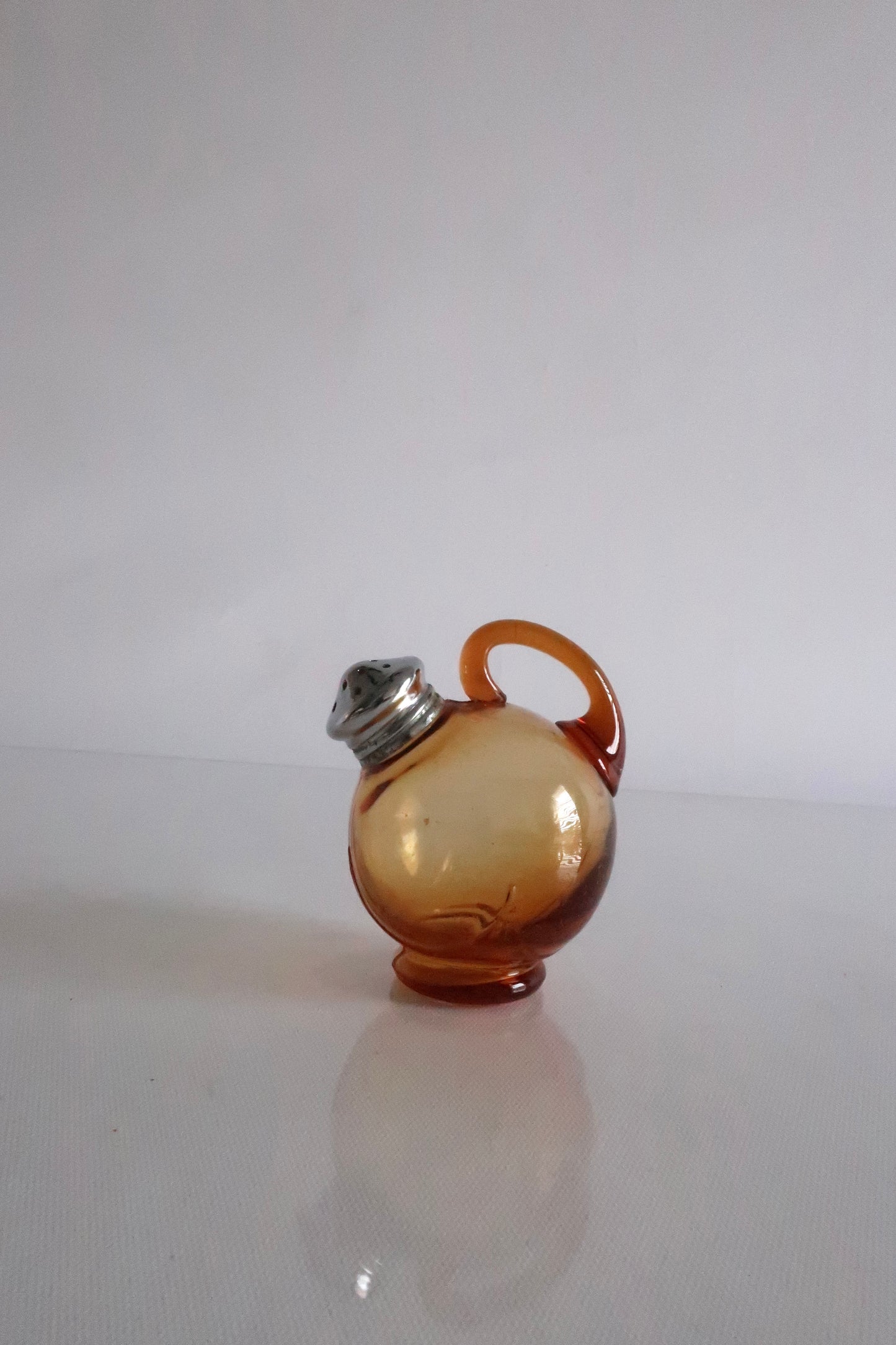 Cambridge Amber Glass Salt Shaker