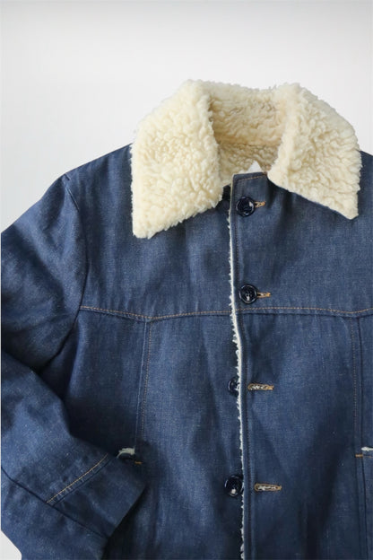 80’s Bar Western Sherpa Jean Jacket