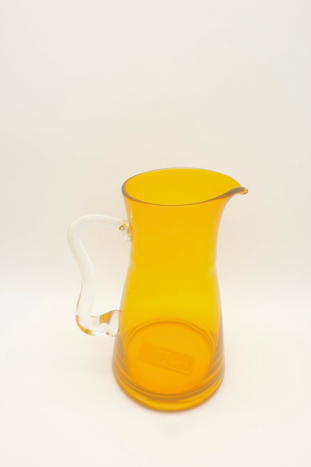 Tangerine Squiggle Pitcher