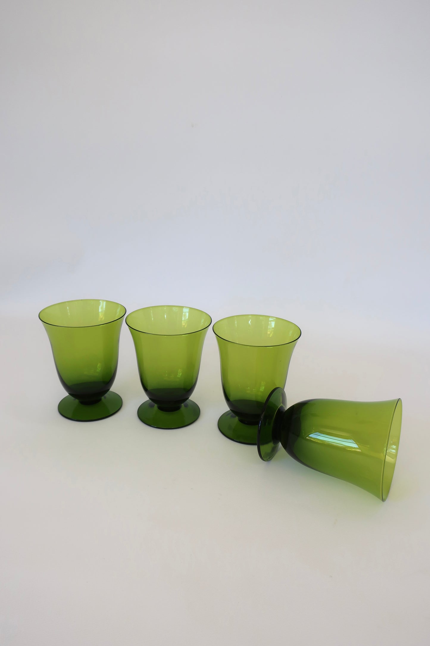 Green Lowball Tumblers