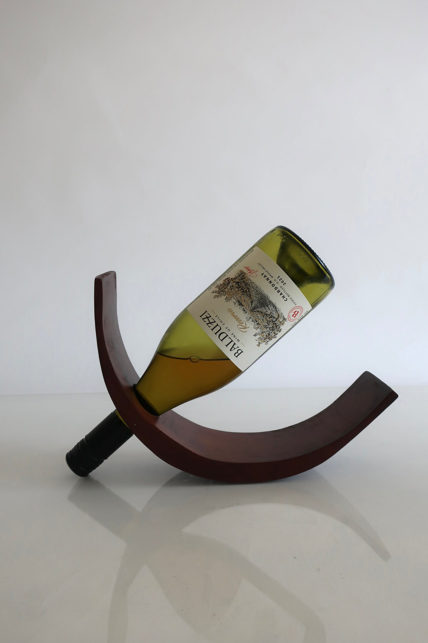 Teak Wooden Wine Bottle Holder