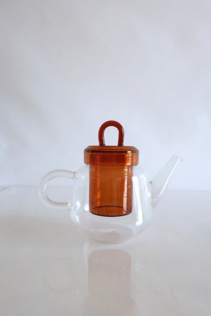 Amber & Clear Tea Pot