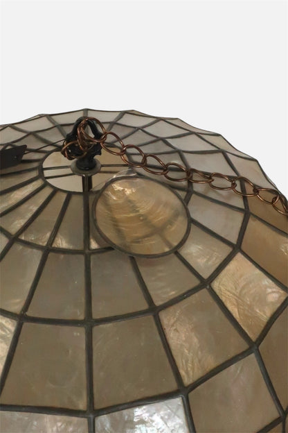 Capiz Shell Light Pendant Fixture