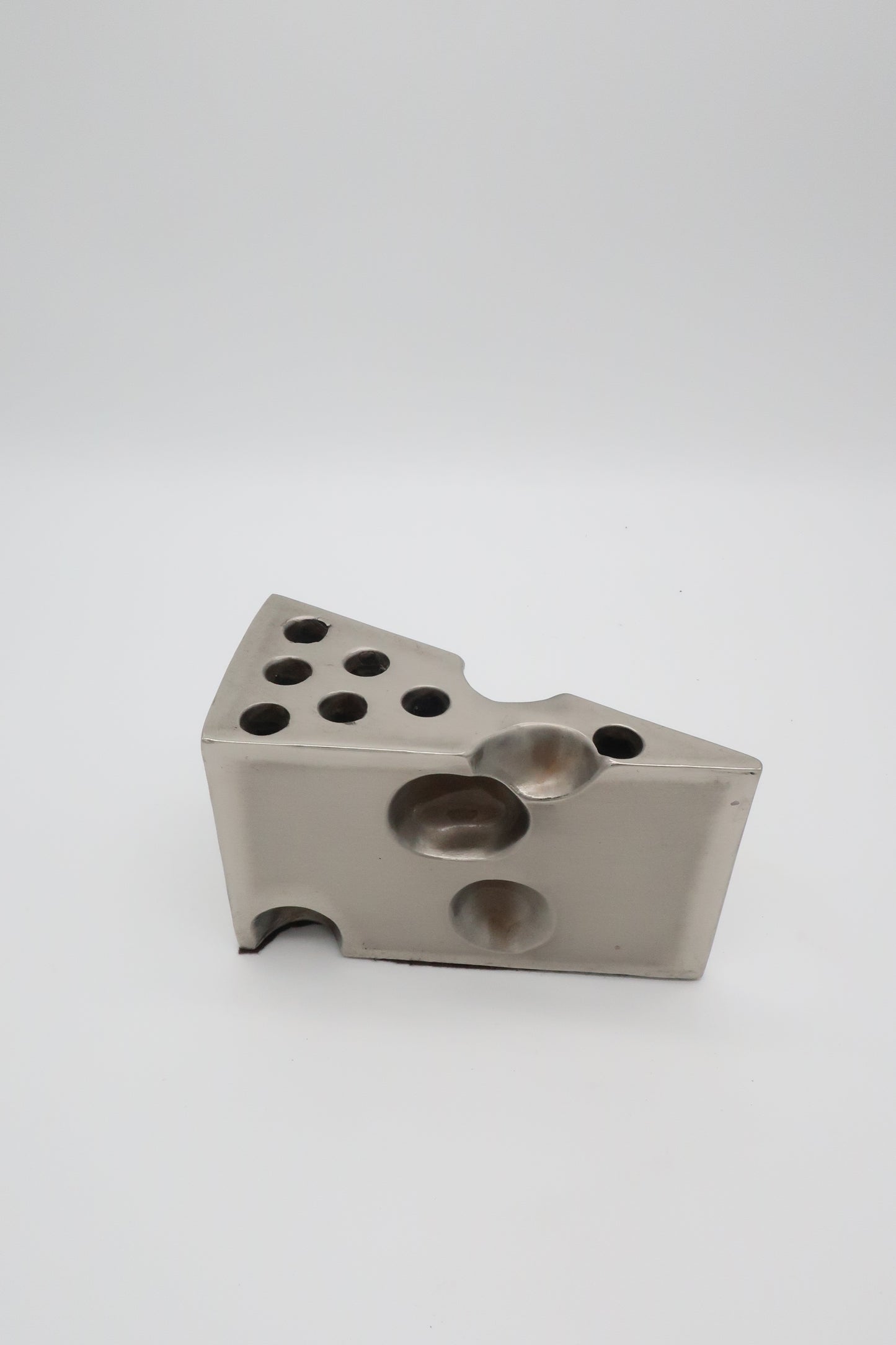 Desktop Metal Swiss Cheese Pen Holder