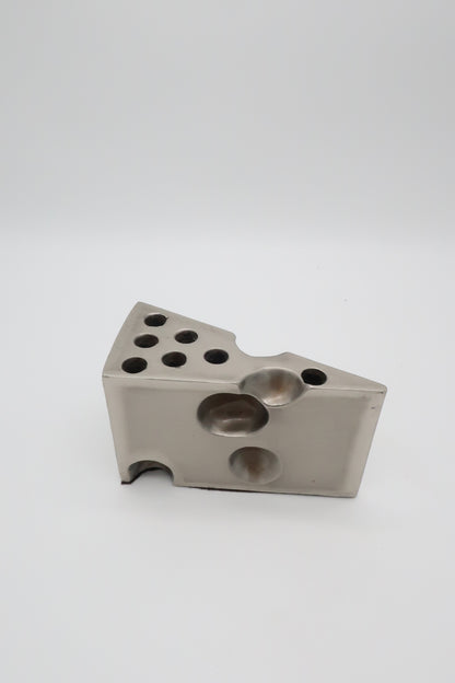 Desktop Metal Swiss Cheese Pen Holder