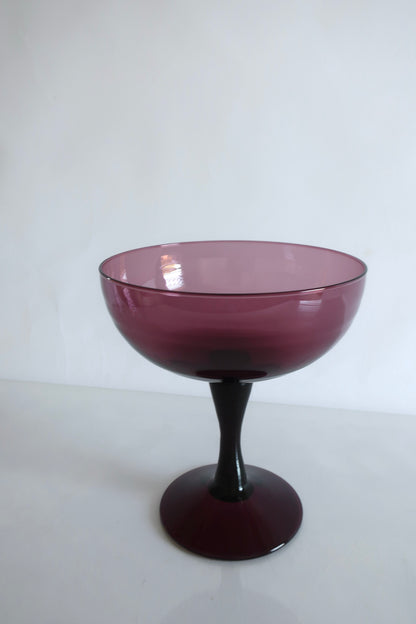 Amethyst Pedestal Compote