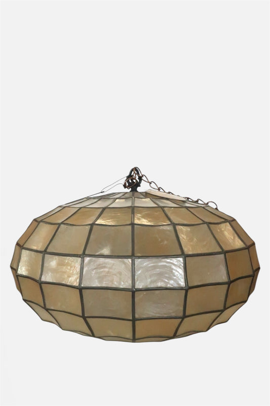 Capiz Shell Light Pendant Fixture