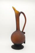Italian Amber Frosted Pitcher