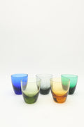 1970's Multi Colored Shotglasses