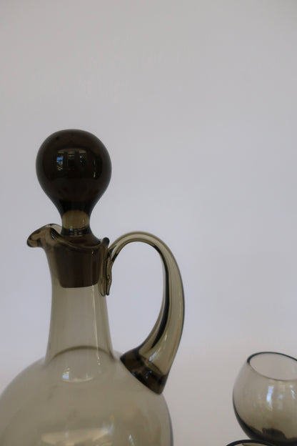 Smokey Brown Decanter Set