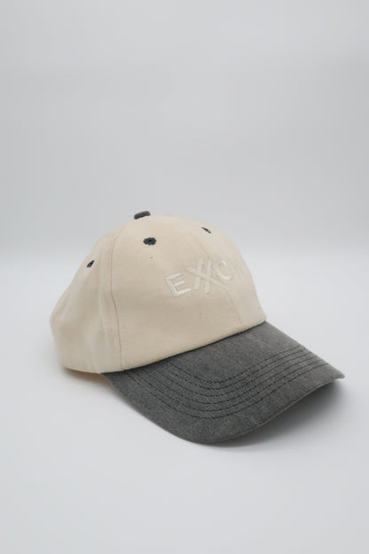 Grey & Cream Exxon Hat