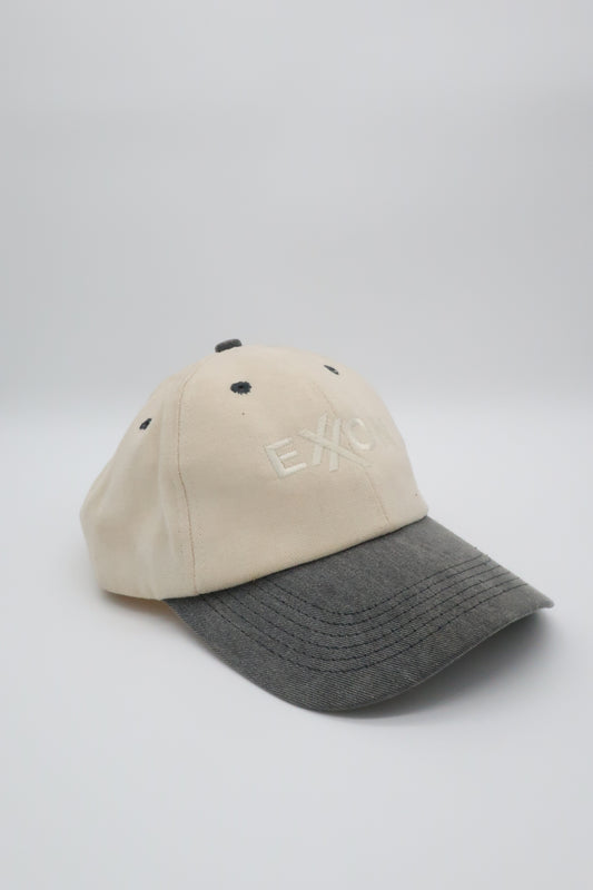 Grey & Cream Exxon Hat