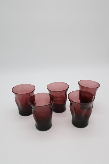 Cambridge Amethyst Pinch Shot Glasses