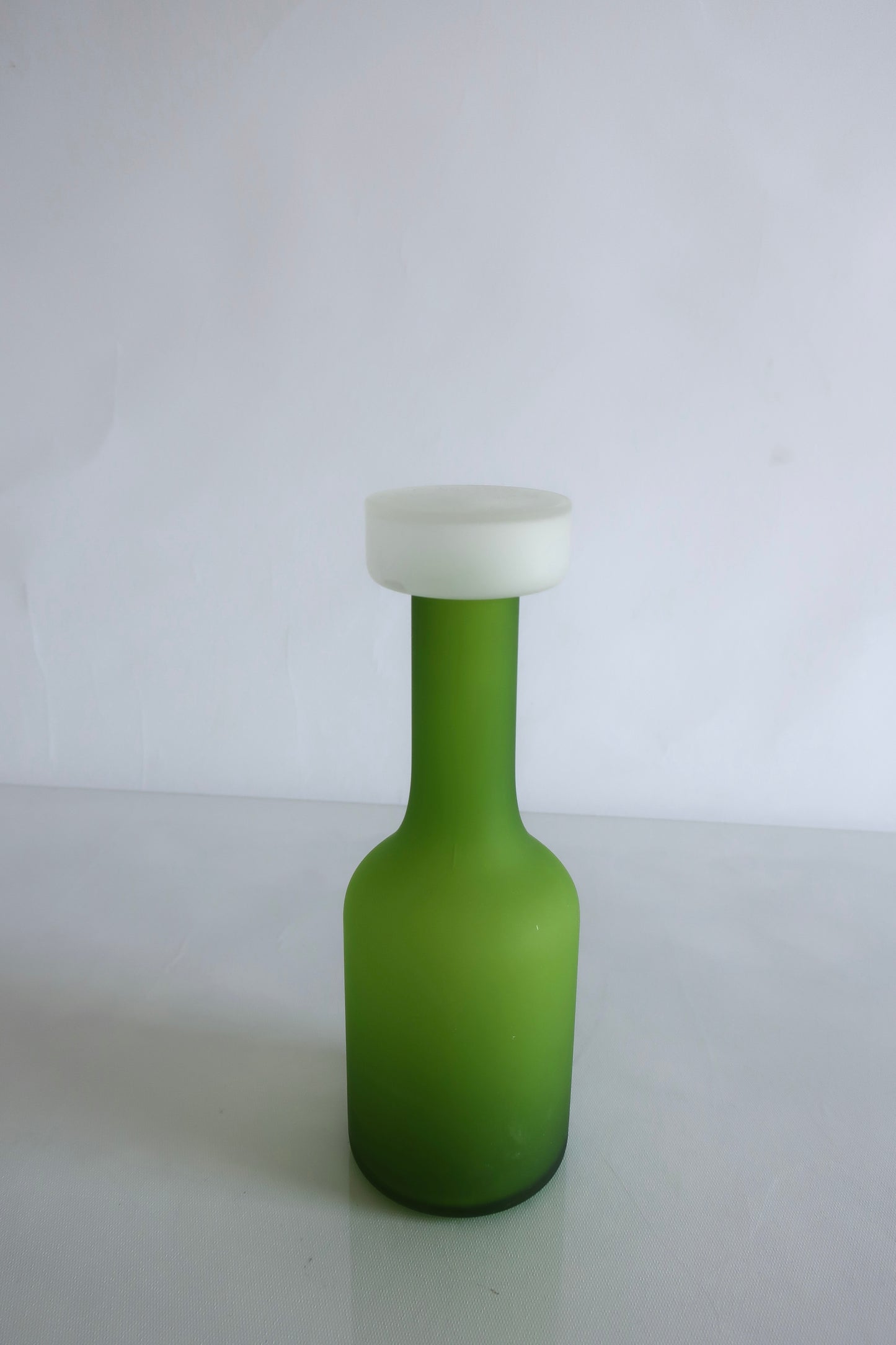 Satin Green Decanter