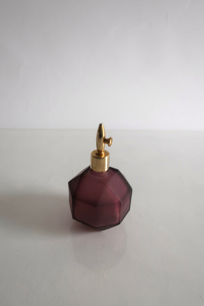 Satin Amethyst Perfume Bottle