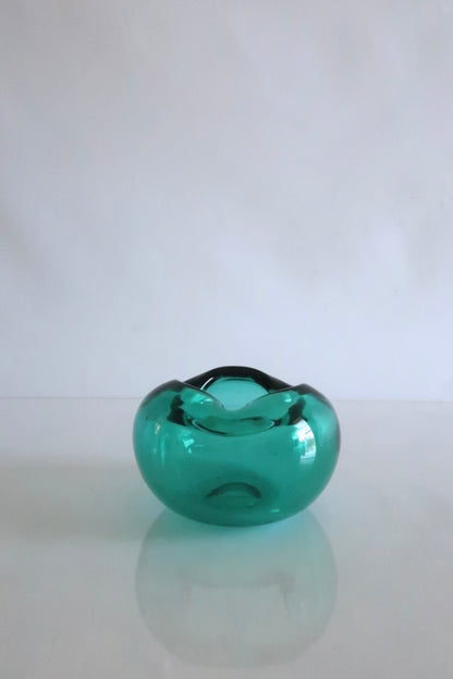 Murano Teal Ashtray