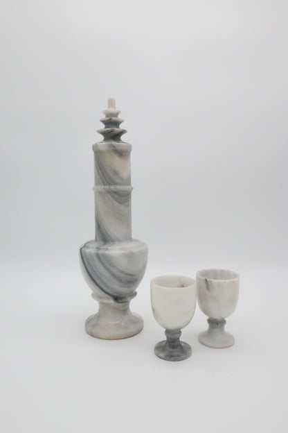 Marble Decanter Set