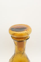 1970s Empoli Italian Amber Decanter