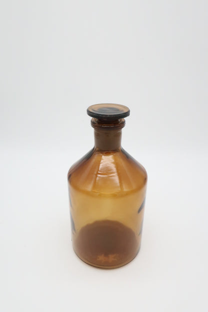 Dark Amber Apothecary Bottle