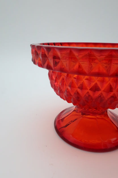 1970’s Viking Ruby Glass Fairy Lamp