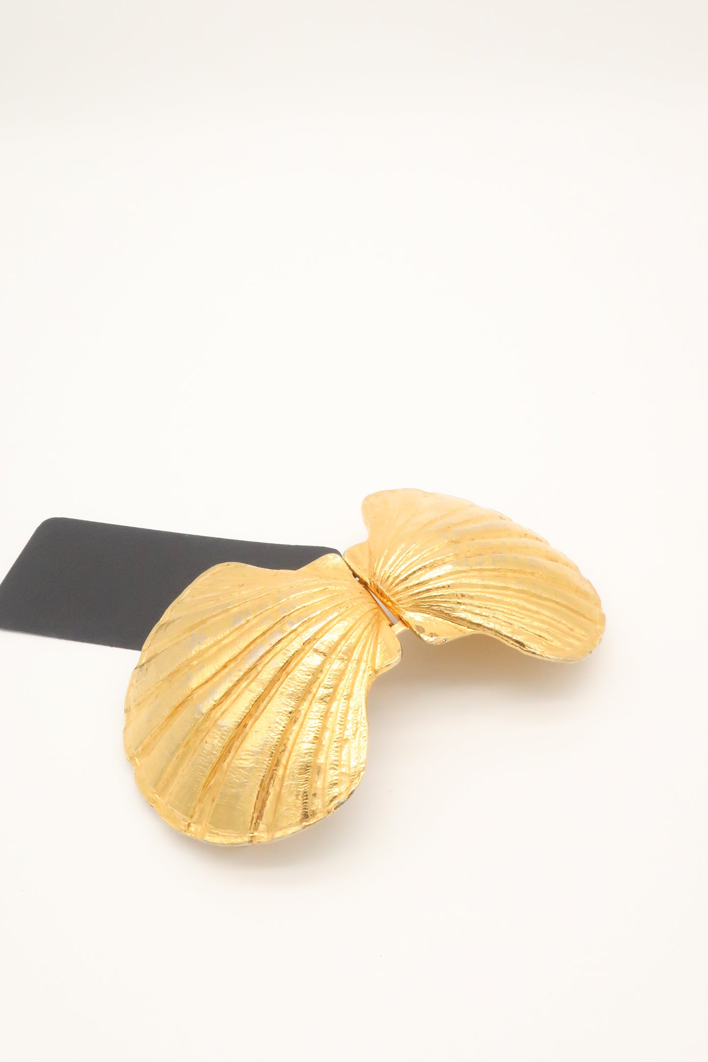 1973 Brass Shell Belt Buckle