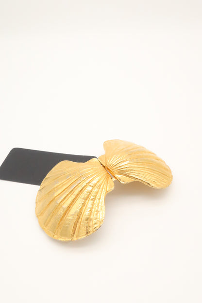1973 Brass Shell Belt Buckle