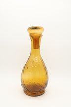 1970s Empoli Italian Amber Decanter