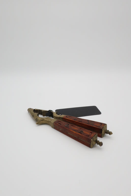Brass & Wooden Nut Cracker