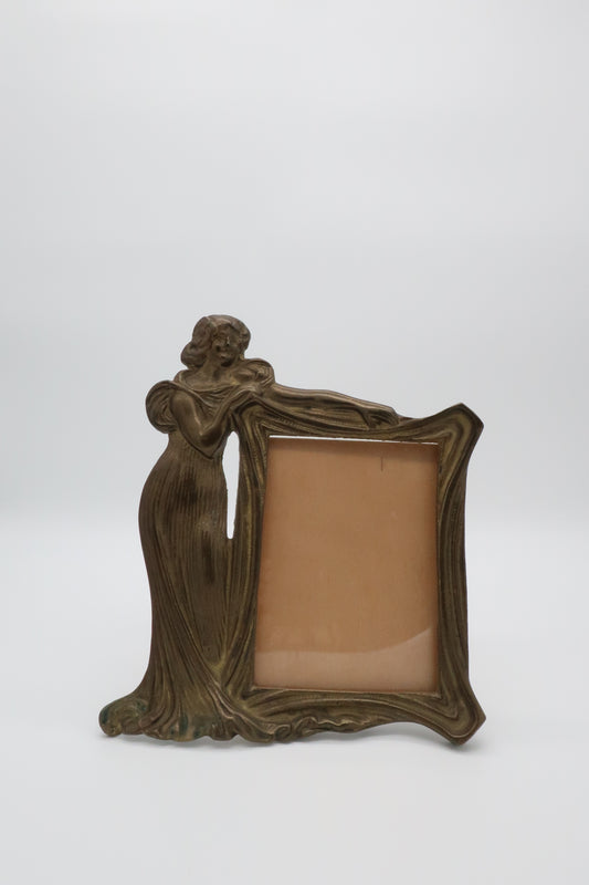 Art Nouveau Brass Frame