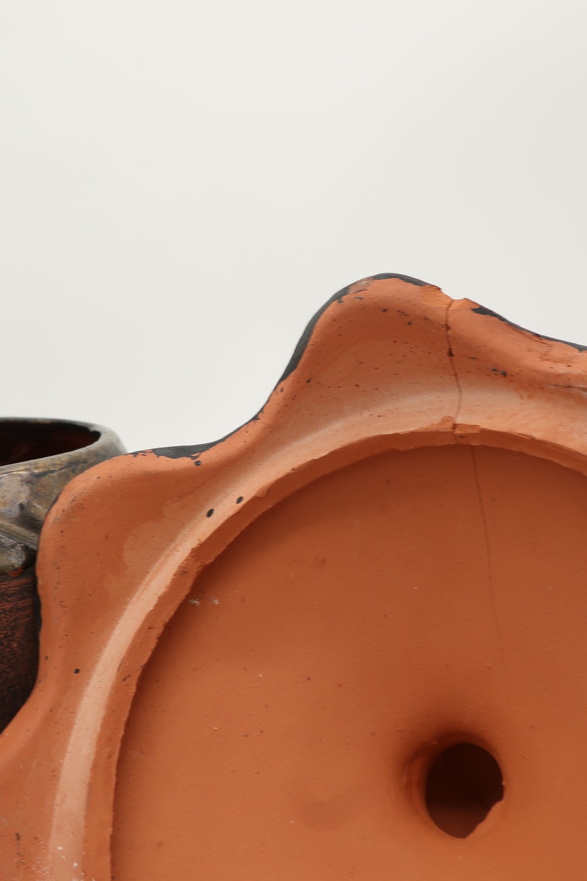 Lidded Glazed Terracotta Catch-all