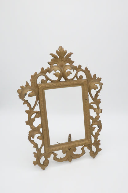 Brass Colored Iron Frame