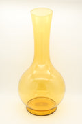 Large Amber Floor Vase