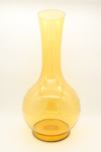 Large Amber Floor Vase