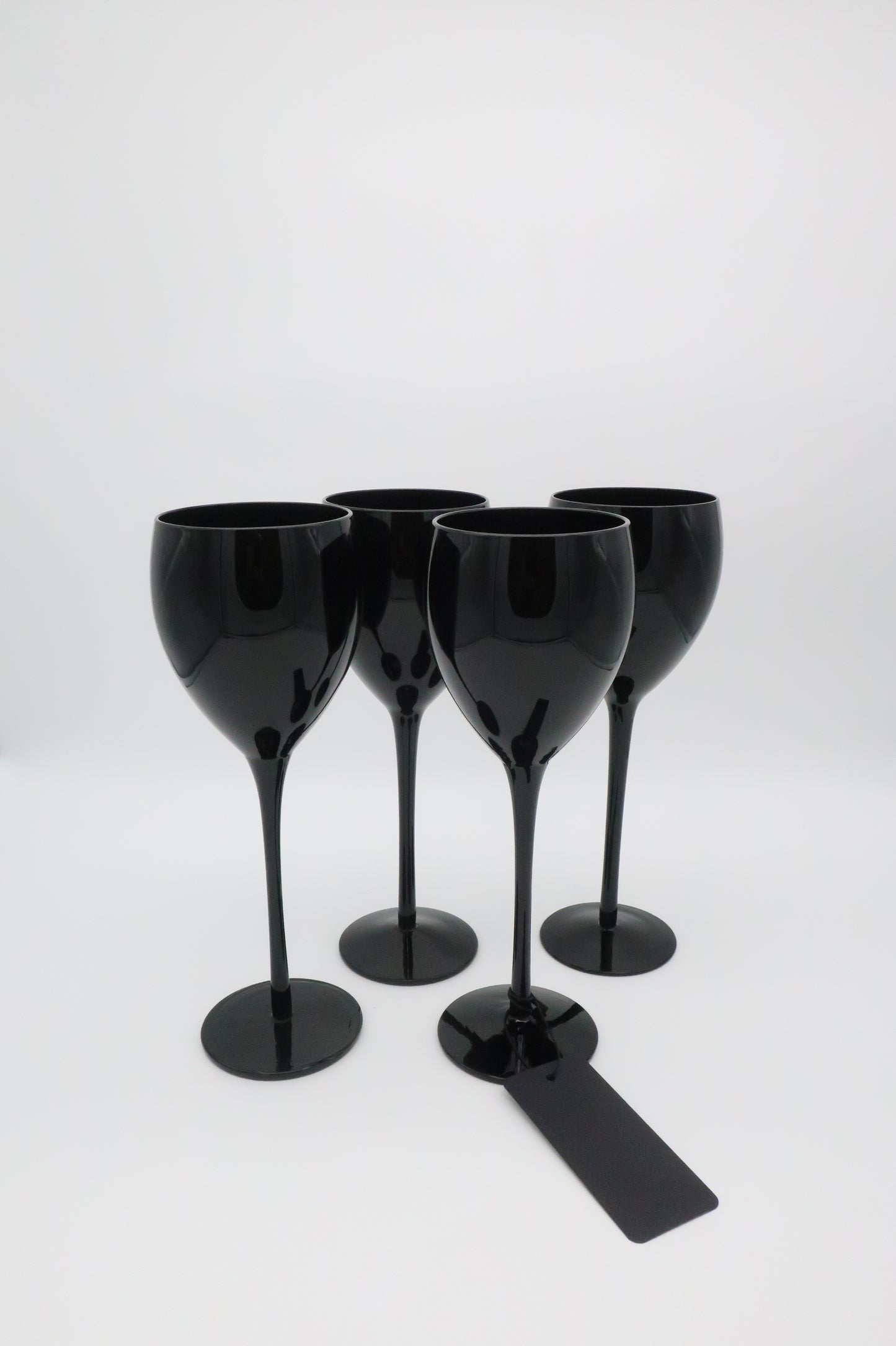 Onyx Black Wine Glasses