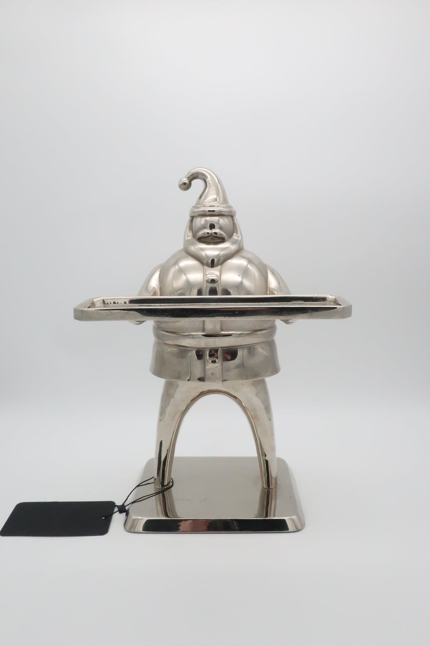 Silver Serving Santa